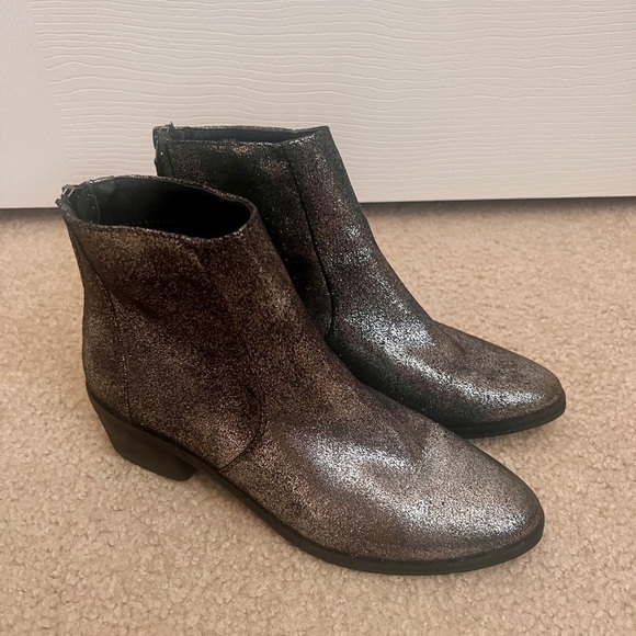 Dolce Vita Ankle Boots Glitter Sparkle Party Evening Event Boots Size 7 - Picture 2 of 15